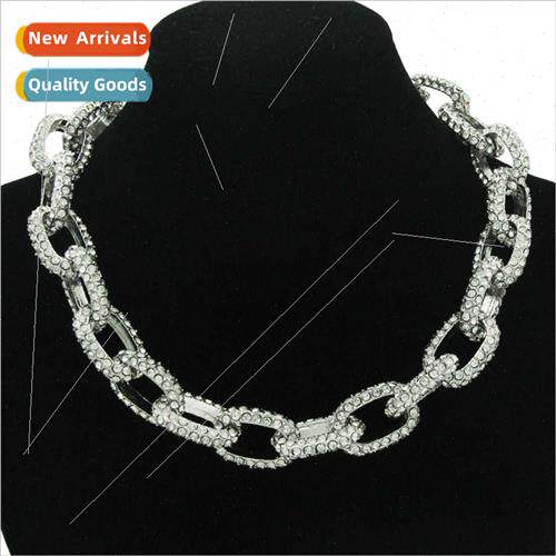 New full diamonds thick chain ins heavy Cuban chain short ne