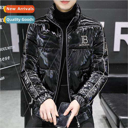 2023 winter bright-colored thickened stand-up collar cotton