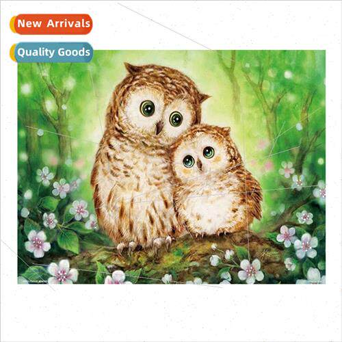 New stock animal handmade simple full embroidery owl parent-
