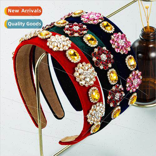 Hair bands Europe fashion nd shiny rhinestone baroque headba