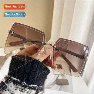 rimless cut protection sunshad home sunglasses New edge