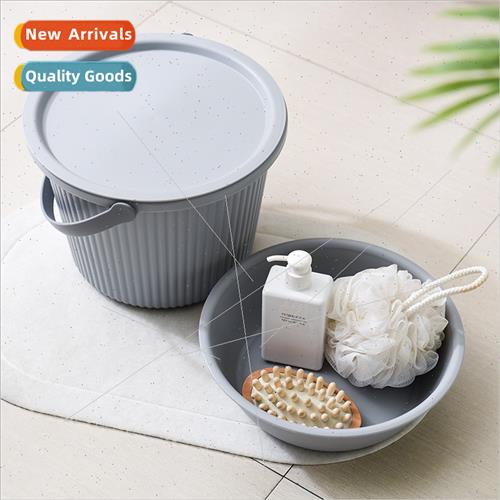 Pots buckets set portable bucket basin thickened bucket basi