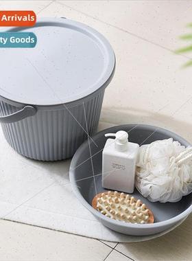 Pots buckets set portable bucket basin thickened bucket basi