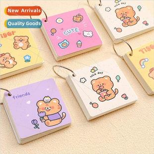 Cartoon rainbow tiger iron circle book cute ins girl heart r