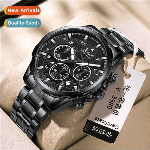 Men Business Watch  Multifunction Automatic Skeleton Mechani