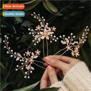 Leaf hairpin set elegant ancient Hanfu coiffure hair accesso