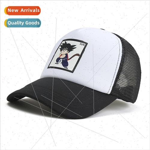 The new printing cartoon Monkey King sun net cap fashion men