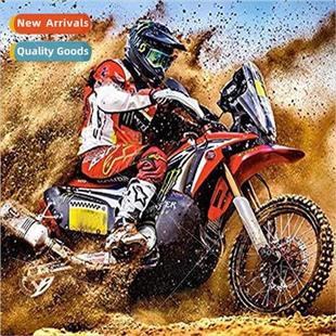 DIY motorcycle full Diamond diamond new round handm painting