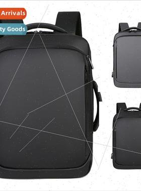 Business shoulder bag men leather membrane computer bag mult