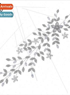 xury Ba new Europe full diamonds branches leaves headband zi