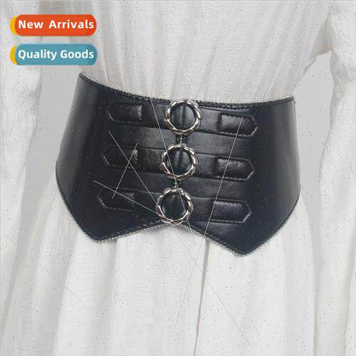 Premium sense wide belt female decorative fashion elastic bl