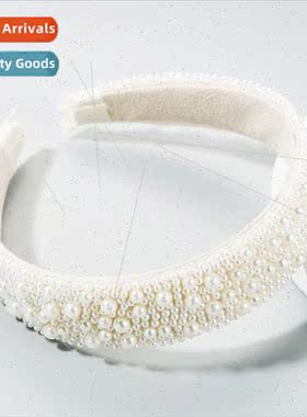 Europe pearl hair band hair accessories bridal vintage headd