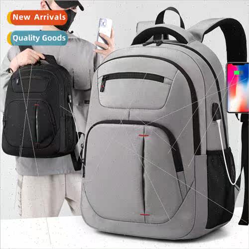New student shoulder bag men business computer backpack larg