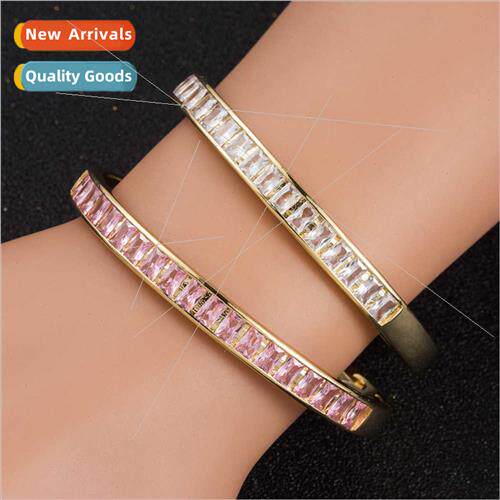Europe fashion exquise copper plated real gold micro-set zir