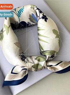 2022 early spring new flower pattern mulberry silk small sil