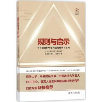 正版 规则与启示:特许经营PPP裁判规则解读与适用:understanding an ppicton of rules of judgment for PPP concession cases