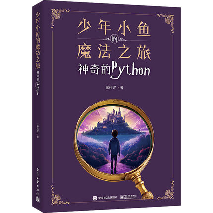 正版 少年小鱼的魔法之旅的Python 张伟洋 电子工业出版社 9787121475177 Y库