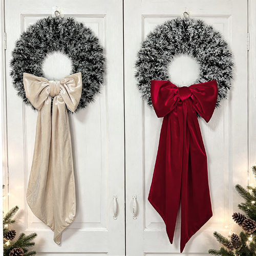 Christmas Wreath Sash Decorative Wreath Sash for Christmas