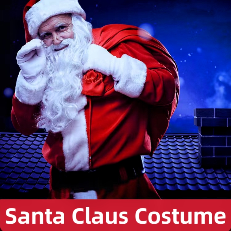 Christmas Santa Claus Costume Cosplay Santa Claus Clothes