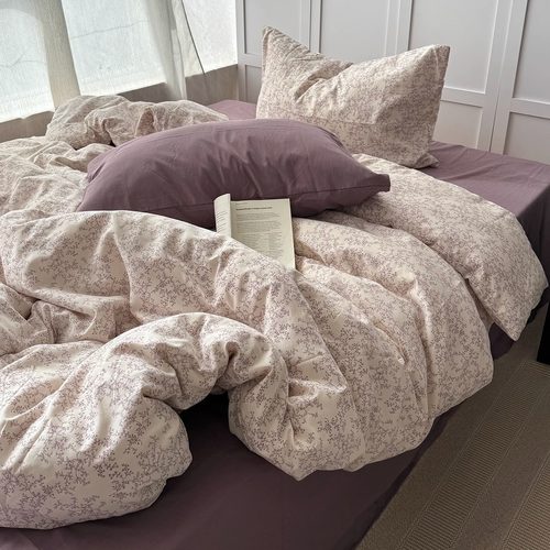 法式田园小碎花水洗棉四件套