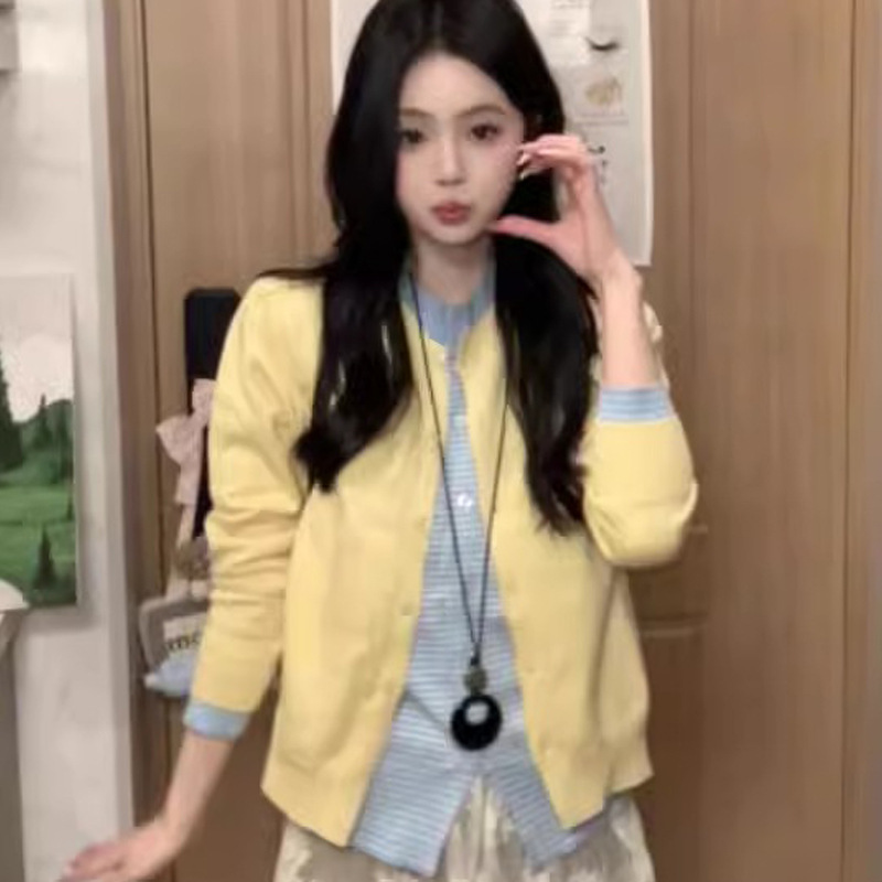 奶fu慵懒毛衣外套女秋冬