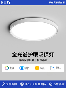 KOEY柯易吸顶灯家用高性价比吊顶灯客厅主灯卧室护眼灯遥控器青春