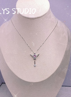 新款锁骨链纯银吊坠女