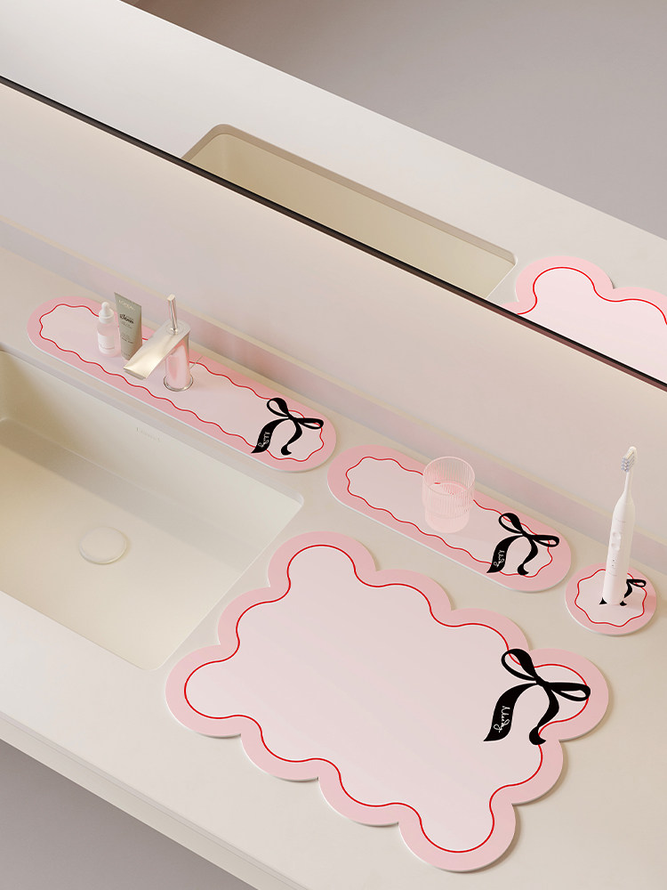 Ness水龙头台面吸水垫防水防油厨房水槽排水垫速干耐污绝缘垫,3C数码配件,USB多功能数码宝,淘宝优惠券,粉丝福利购,淘宝优惠卷