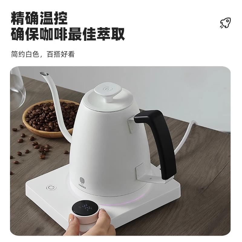 HARIO咖啡温控壶 智能保温滴滤式长嘴细口壶电烧手冲咖啡壶电水壶