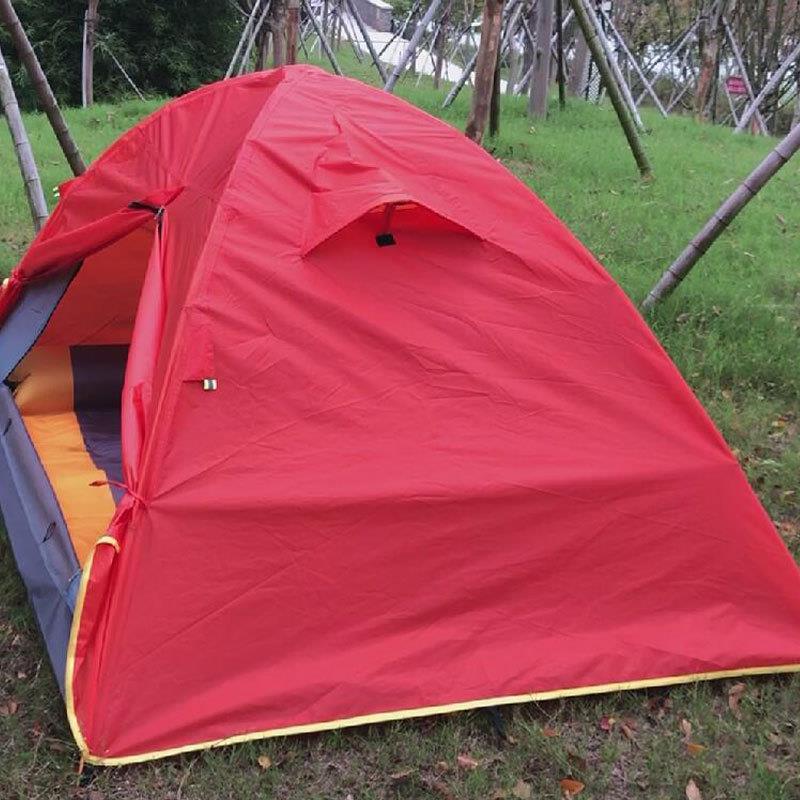 铝杆帐篷户外双人双层双门防雨野营三季露营搭建超轻户外帐篷