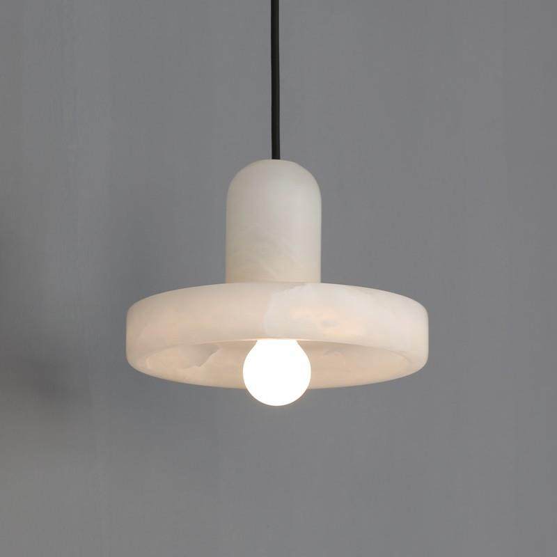 轻奢简约创意西班牙进口云石餐厅卧室床头吧台设计师吊线小吊灯