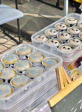 xyt钵仔糕摆摊盒子专商用框装糯米果饺子的长方形收纳盒箱子保鲜