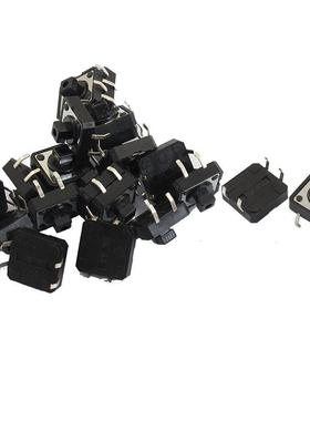 12X12X7.3按键B3F4055 12*12*7.3 轻触开关 方头黑色