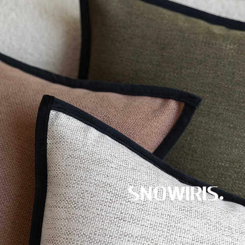 抱枕套中古风复古绿轻奢纯色