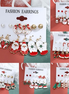 Christmas For earing Earings Women New Year Earrings Woman