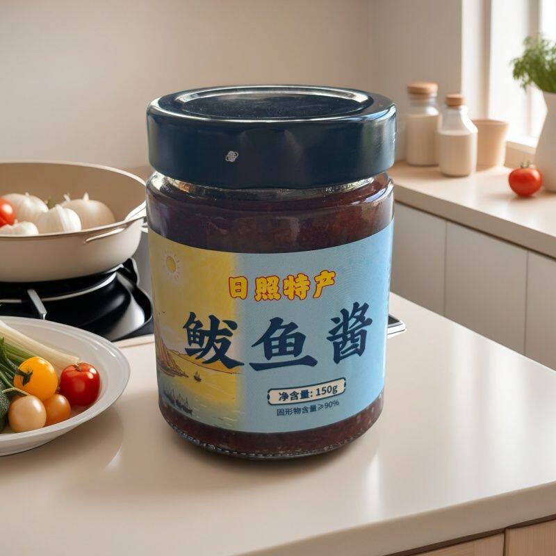 青岛日照胶东特产原味瓶装鲅鱼酱即食拌面下饭海鲜酱