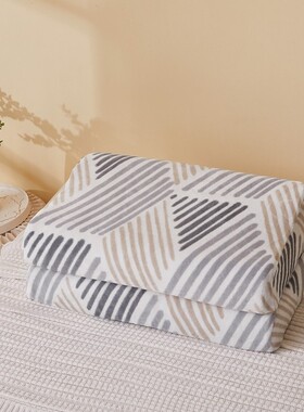 冬季牛奶绒乳胶枕套一祇装40x60cm枕头套单个记忆枕芯内胆套30x50