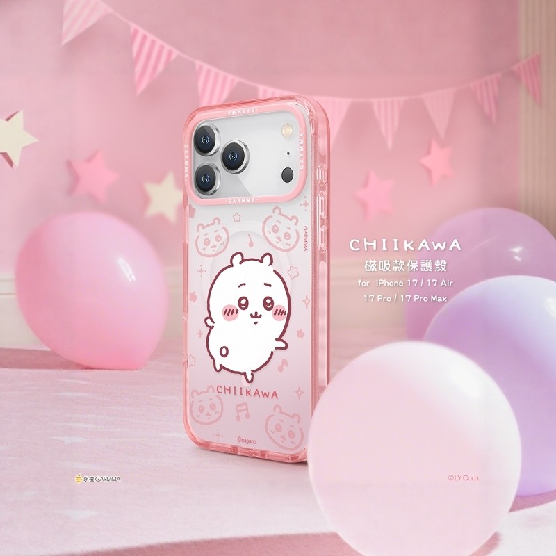GRAMMA吉伊卡哇苹果手机壳磁吸充电magsafe适用苹果17promax透明可爱iPhone17pro保护壳高级感防摔挂绳新款