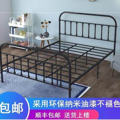 新款高档高档床铁艺美床铁床架简约现钢代金属B式床床架女生加厚高性价比高么？