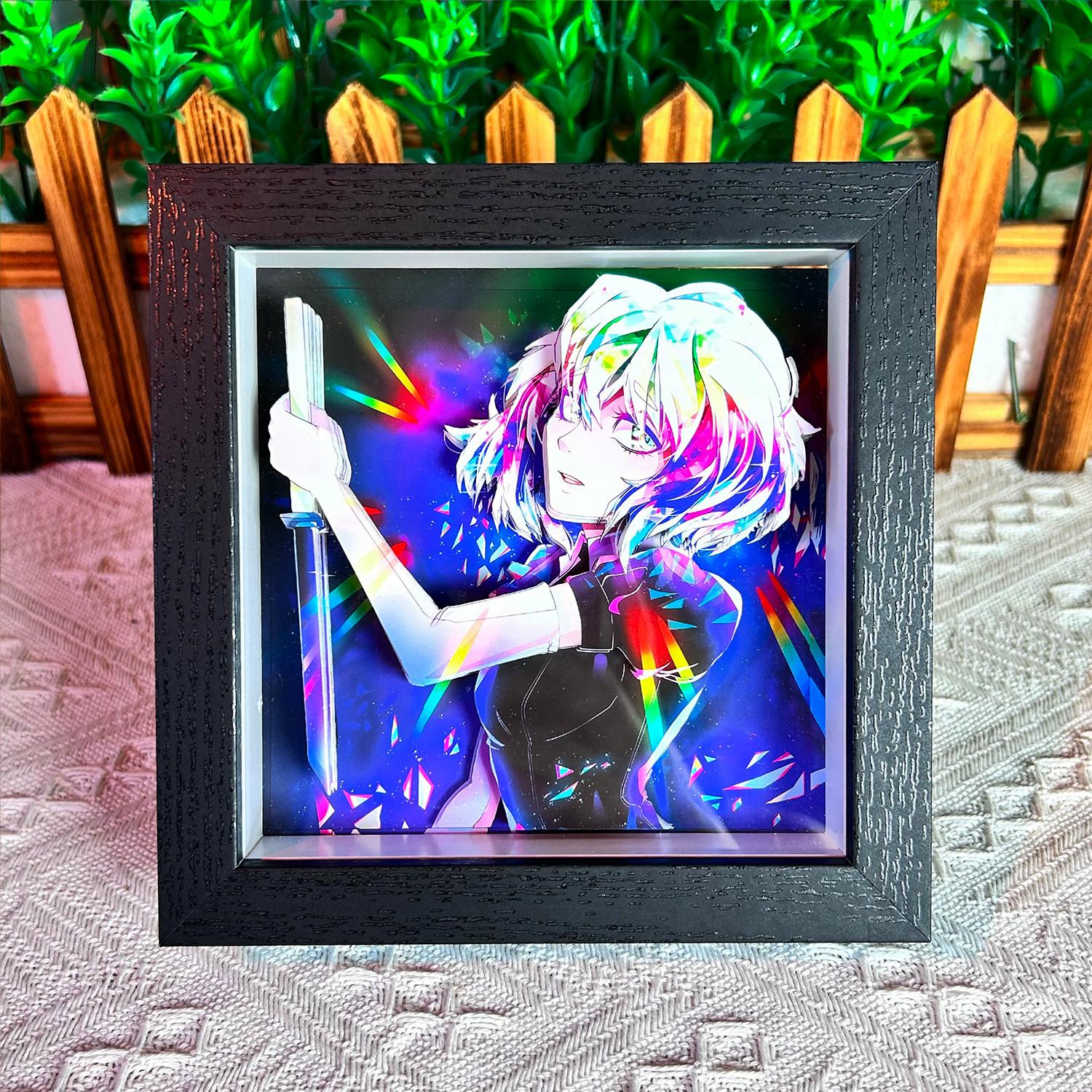 宝石之国钻石单人3d灯光立体画
