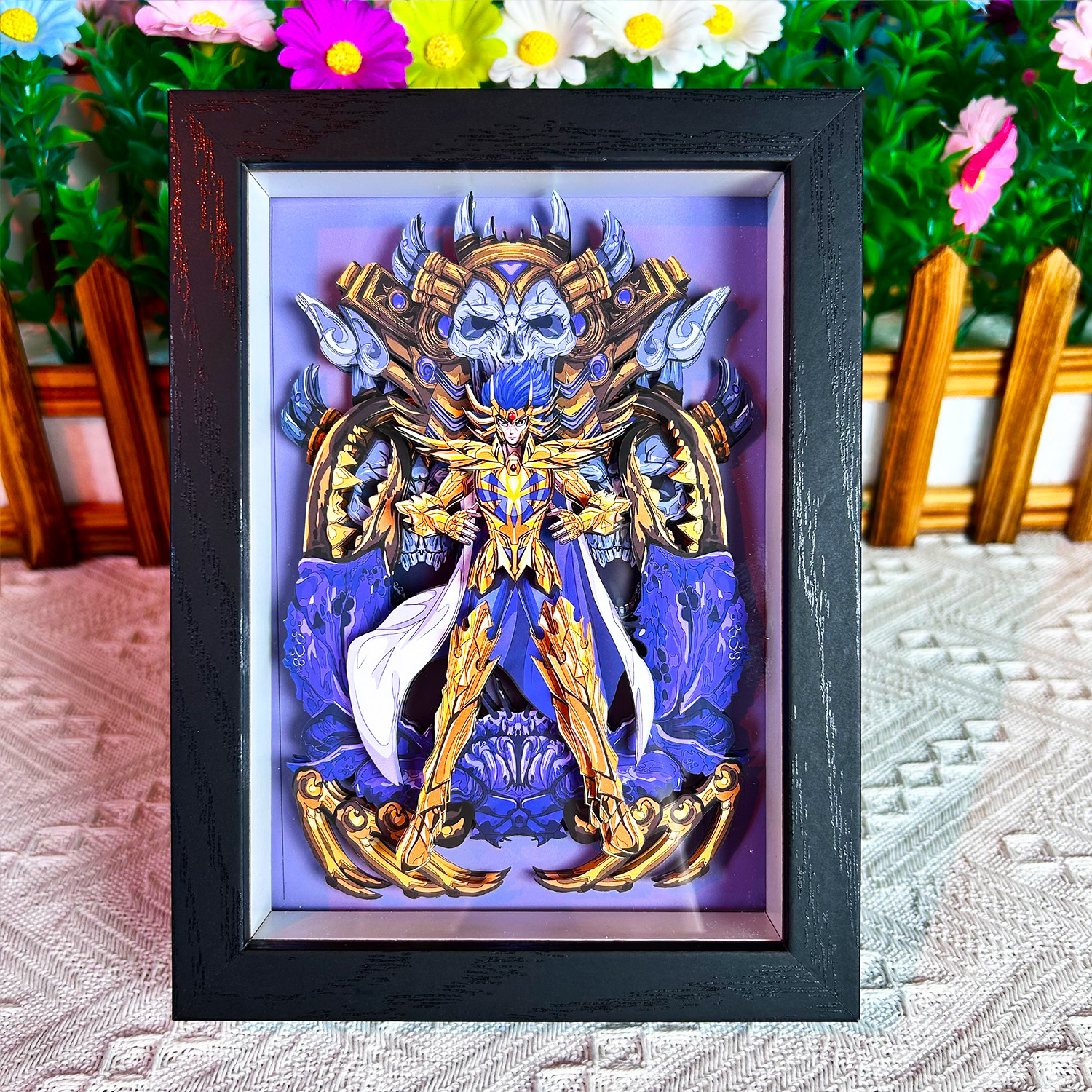 圣斗士3D动漫周边灯光立体画