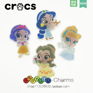 洞洞鞋LED发光鞋扣Cross夜光配饰卡骆驰女孩闪灯鞋花闪亮智必星