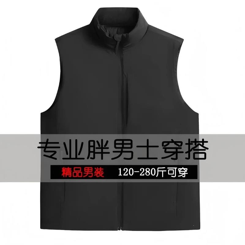 拉夫Rafferty轻奢男装男士棉马夹秋冬新r大码防风保暖背心无袖马