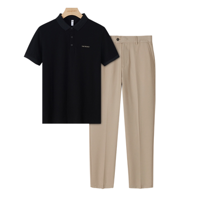 两件套商务正装夏季新款