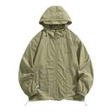 白底D户外冲锋衣男工装连帽外套薄款防水登山服防晒衣服86013-P68，男装夹克，电商A005A