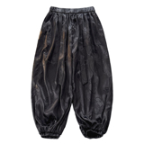 风暗纹龙纹冰丝腰带九分裤男大桶裤宽松萝卜裤K253-P68控88，男装休闲裤，电商A005A