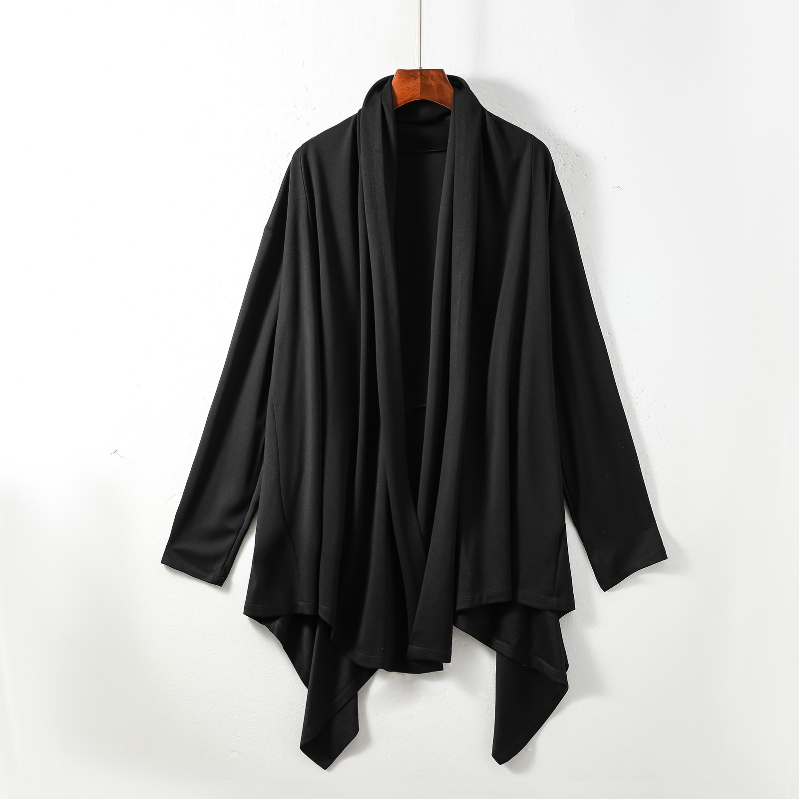 暗黑系高级感风衣大码中长款风衣垂感披风斗篷开衫FY10-P95控118，男装风衣，电商A005A