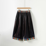 民族风B复古中式渐变色冰感宽松舞蹈阔腿裤七分裤男DK222-P58控78，男装休闲裤，电商A005A