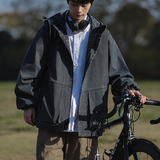 日系港风A连帽牛仔工装大口袋拉链设计夹克外套JN81032-P108，男装夹克，电商A005A