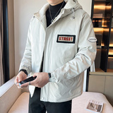 轻熟风直播B连帽羊羔毛冲锋衣羽绒棉服棉衣A005A-MN8857P125控158，男装棉衣，电商A005A